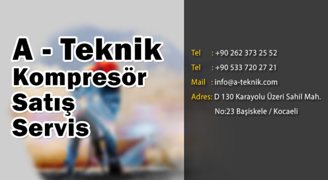 Kocaeli Kompresör Satış Servis Kocaeli Kompresör Satış Servis